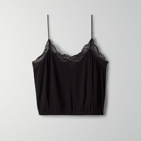 Aritzia Tops - ARITZIA Wilfred Agyness Camisole Cropped lace cami